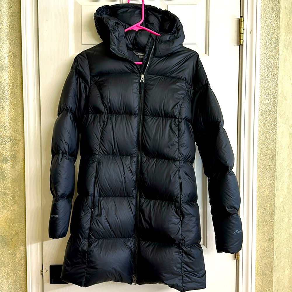 Eddie Bauer jacket with a hood size Small